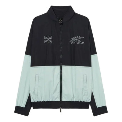 Off-White Marker Nyl Relax Track T-Shirt 'Black'