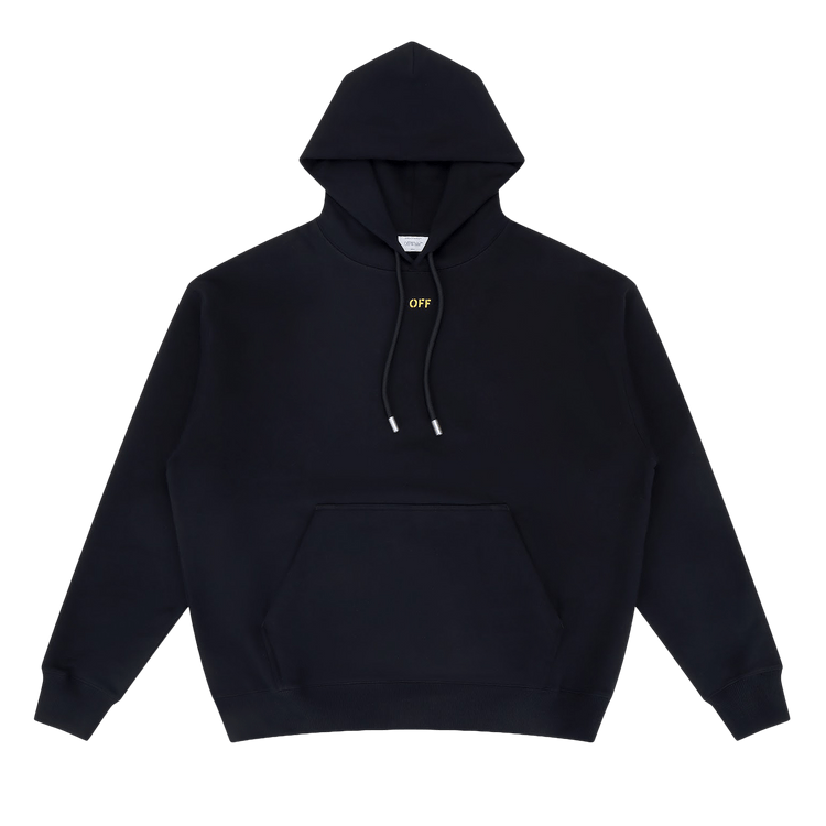 Off-White Sprayed Arrow Hoodie 'Black'
