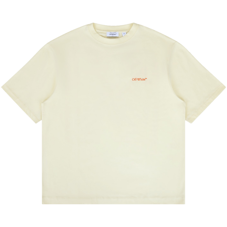 Off-White Tape Arrow Fit Tee 'Vanilla Ice'