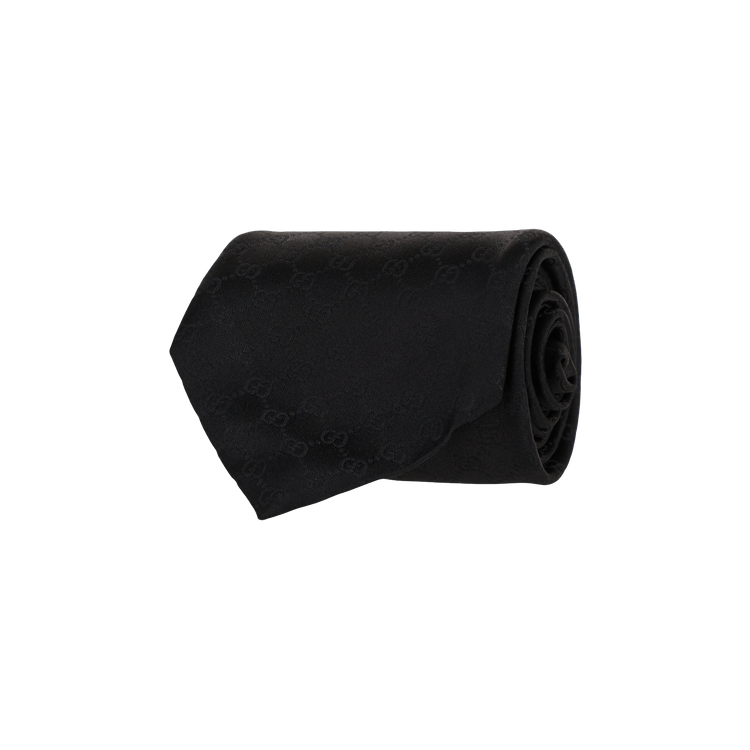 Gucci GG Supreme Silk Tie 'Black'