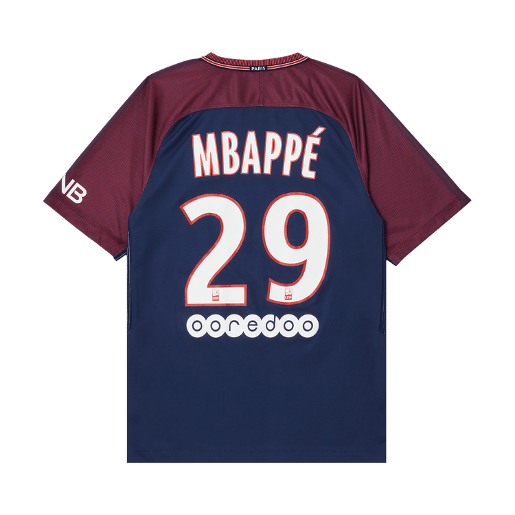 Pre-Owned Paris Saint-Germain Mbappé #29 Home Stadium Jersey 'Navy/Burgundy'
