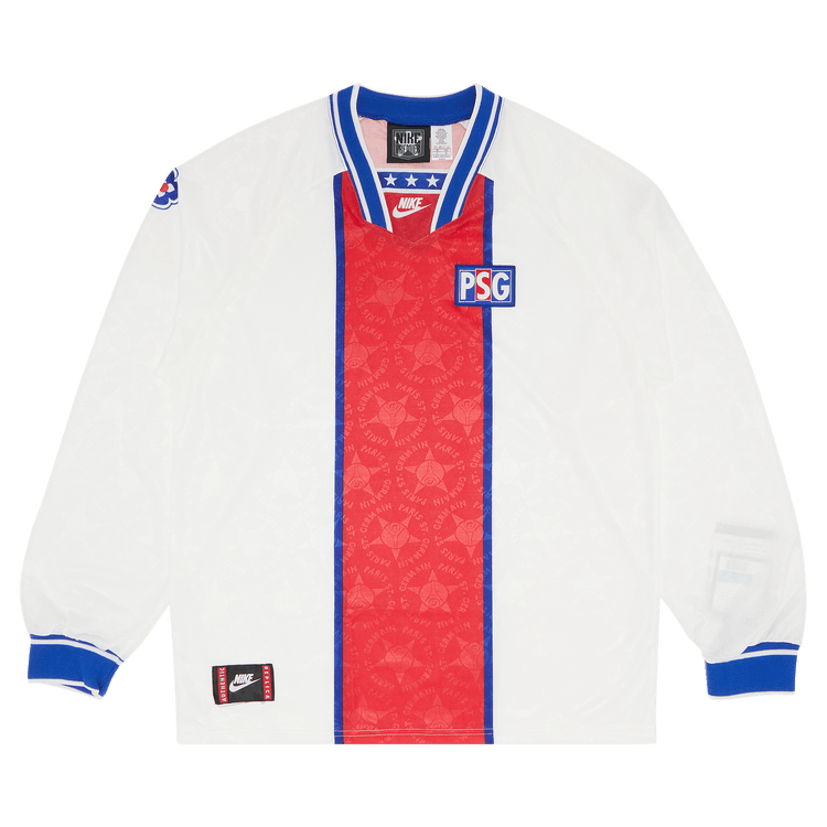 Vintage Paris Saint-Germain Away Stadium Long-Sleeve Shirt 'White/Red'