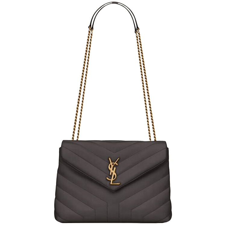 Saint Laurent Monogram Quilted Shoulder Bag 'Storm'