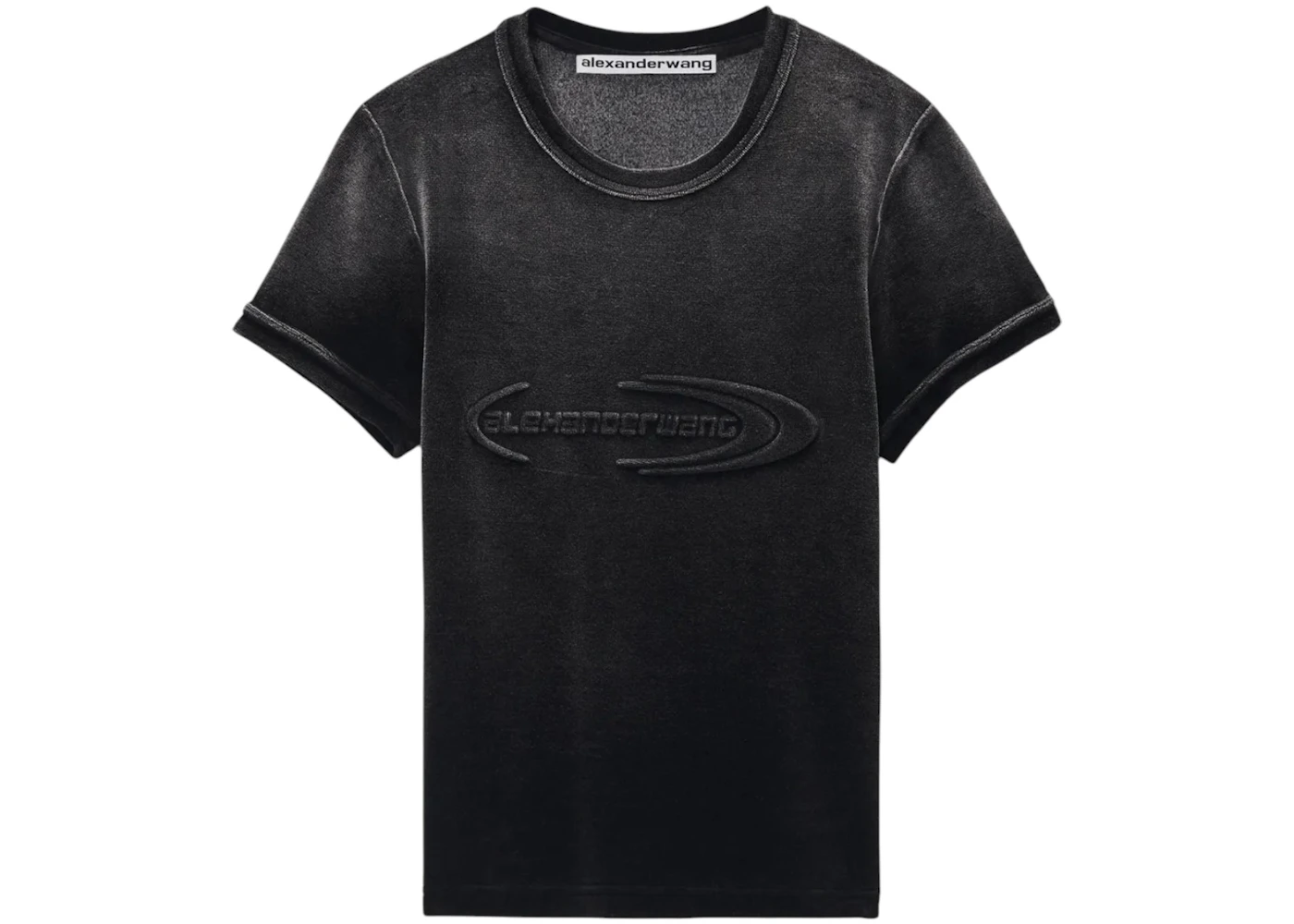 T by Alexander Wang Baby Tee Washed Nickel