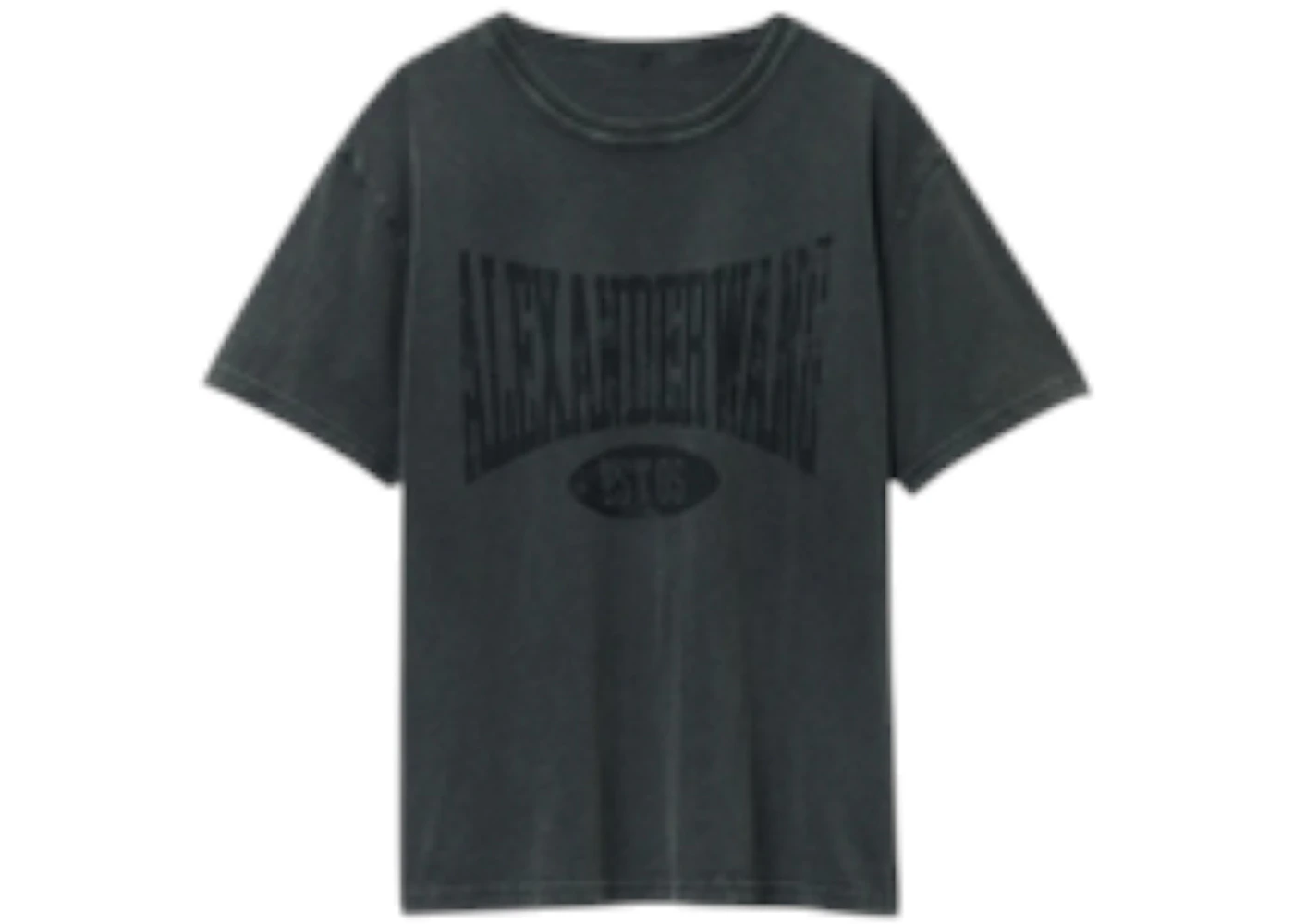 T by Alexander Wang Graphic Short Sleeve T-shirt Medium Blue