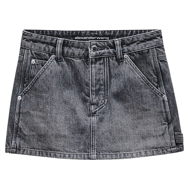Alexander Wang High Rise Carpenter Skort 'Light Grey'