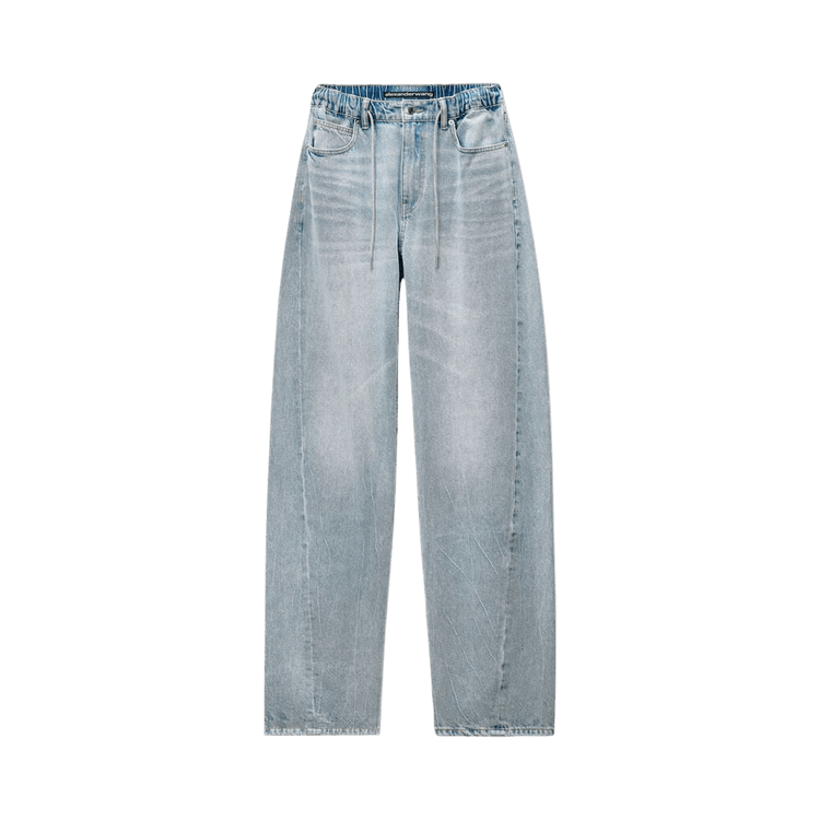 Alexander Wang Rhinestone Drawcord Balloon Jogger 'Light Bleach'
