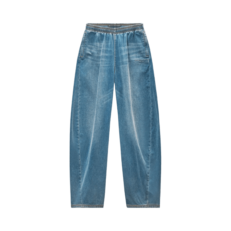 Alexander Wang Elasticated Drawstring Waist Sweatpant 'Washed Light Blue'