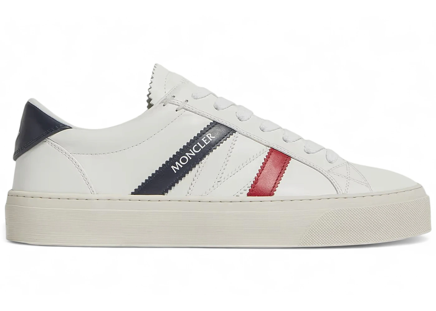Moncler Monaco2 Low White Red