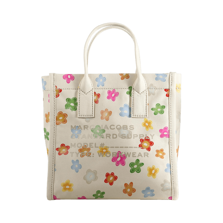 Marc Jacobs Medium Tote Wild Daisy Canvas Standard Supply Bag 'White/Multicolor'