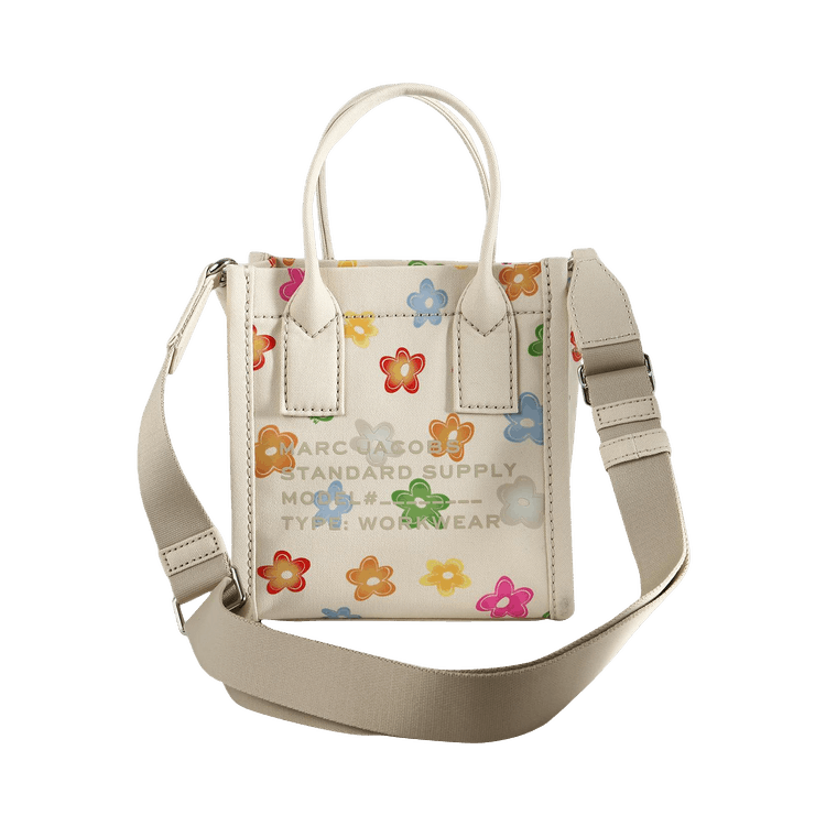 Marc Jacobs Small Tote Wild Daisy Canvas Standard Supply Bag 'White/Multicolor'