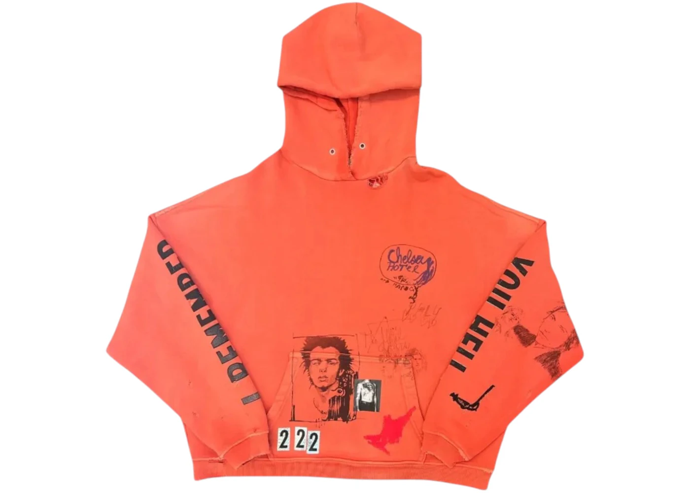 Paly Hollywood Chelseay Hotel Hoodie Red