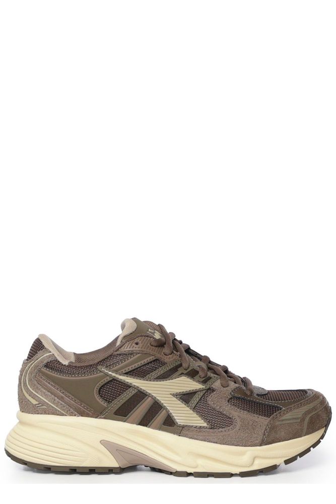 Diadora Mesh Panel Low-Top Sneakers