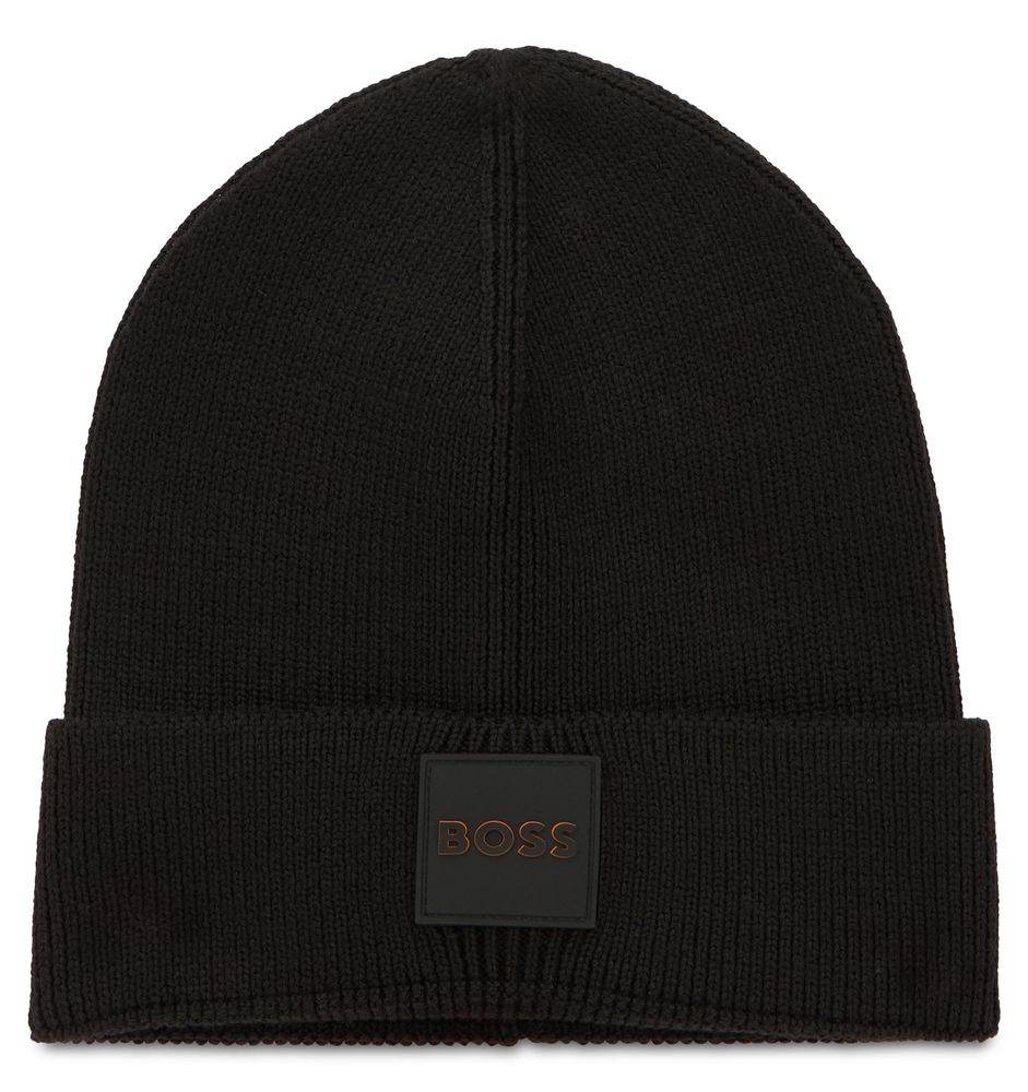 Boss Hugo Boss Logo-Patch Beanie Hat