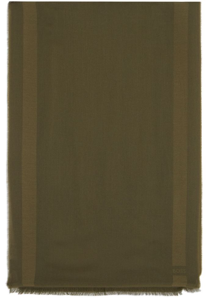 Boss Hugo Boss Fringed Hem Scarf