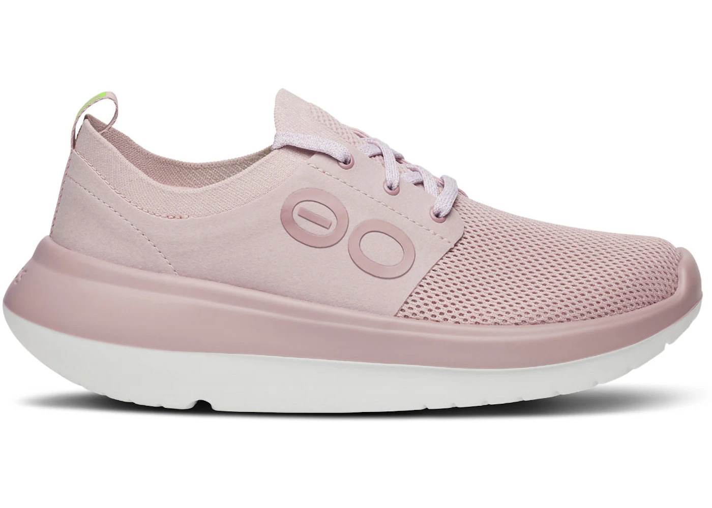 OOFOS Stride Lace-Up White Stardust (Women's)