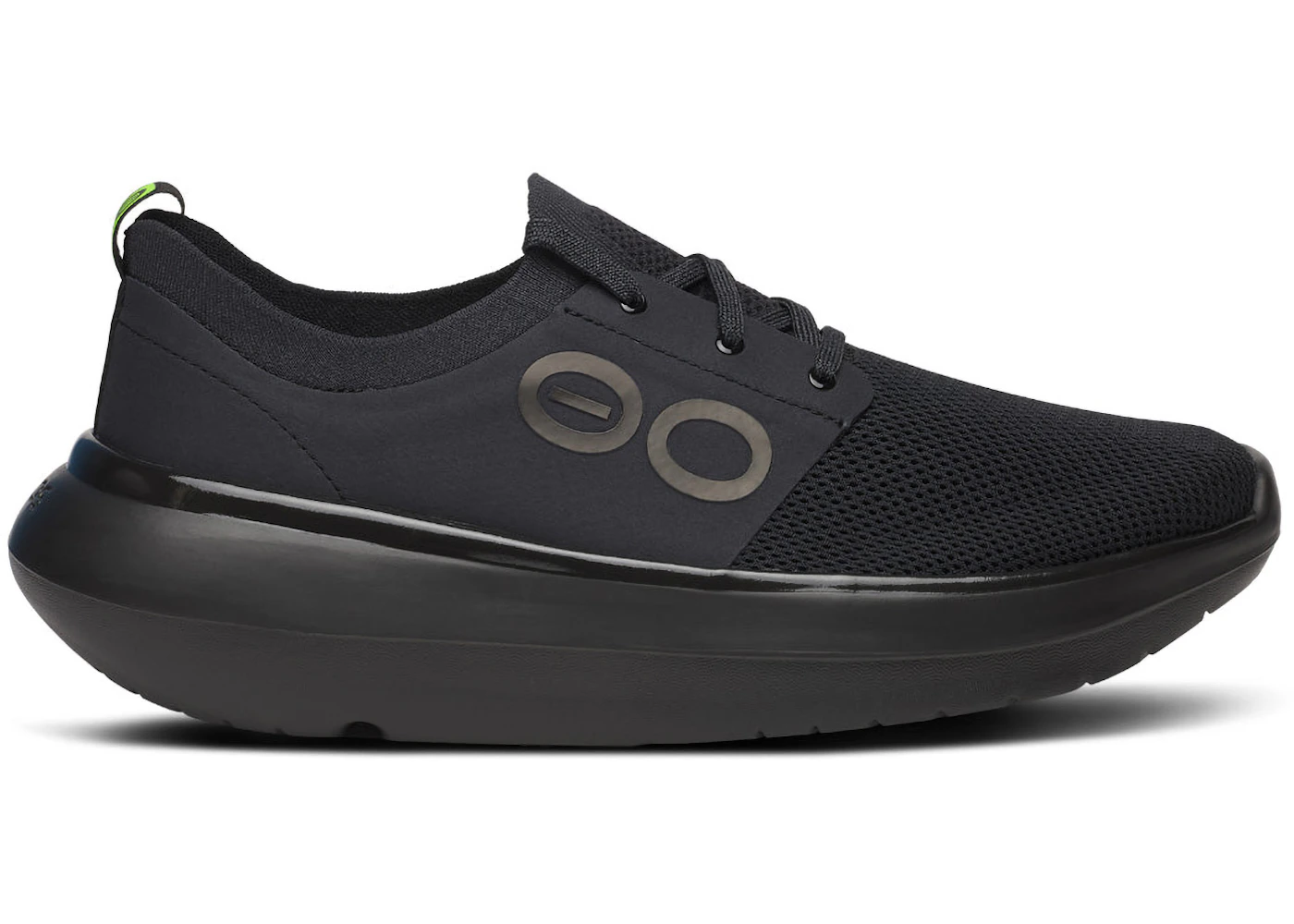OOFOS Stride Lace-Up Black