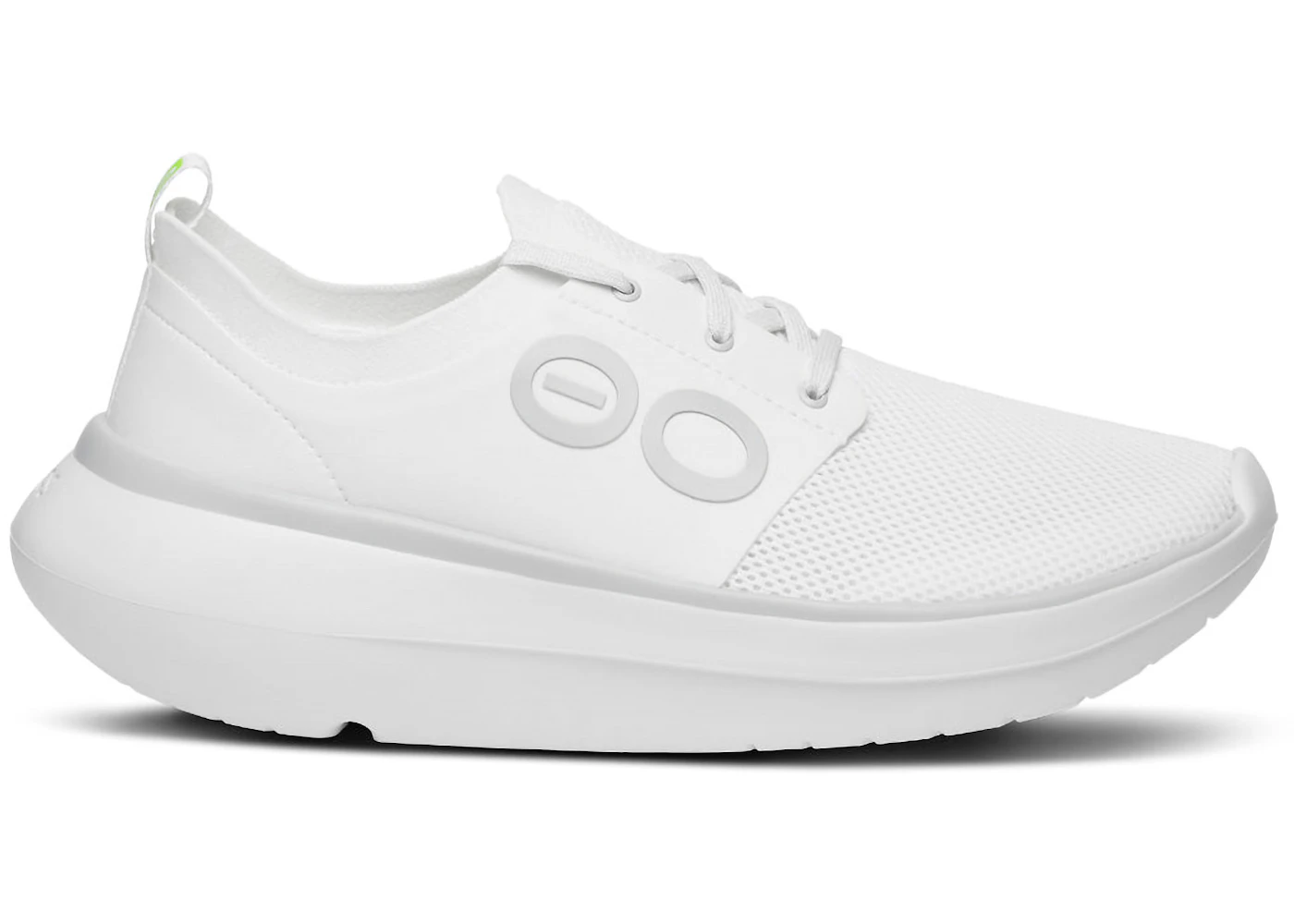 OOFOS Stride Lace-Up White