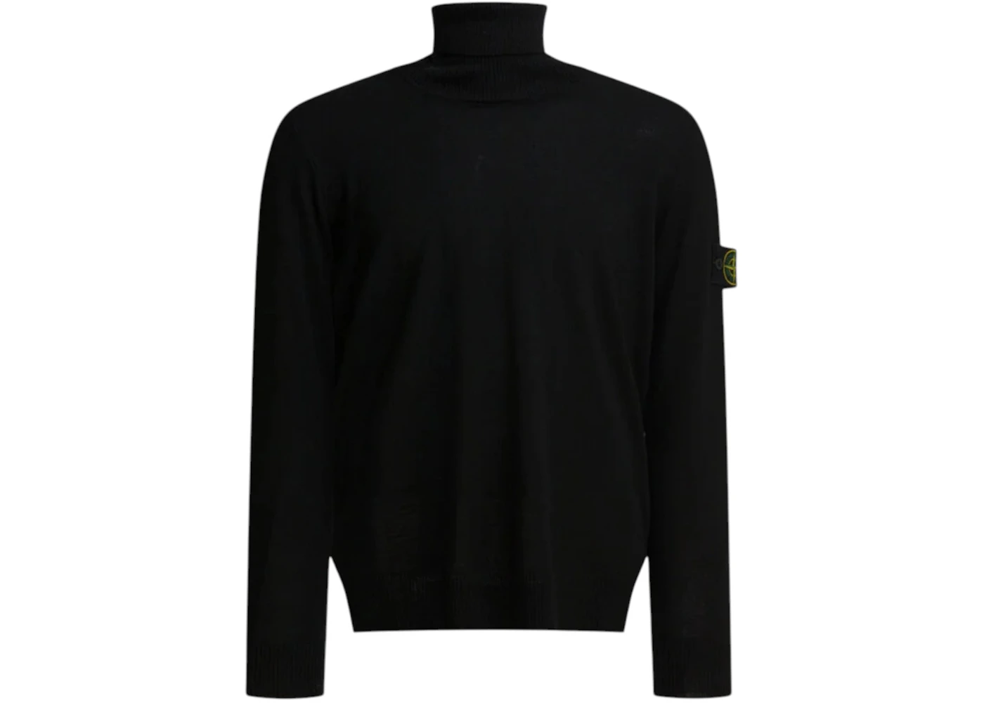 Stone Island Light RWS Turtleneck Sweater Black