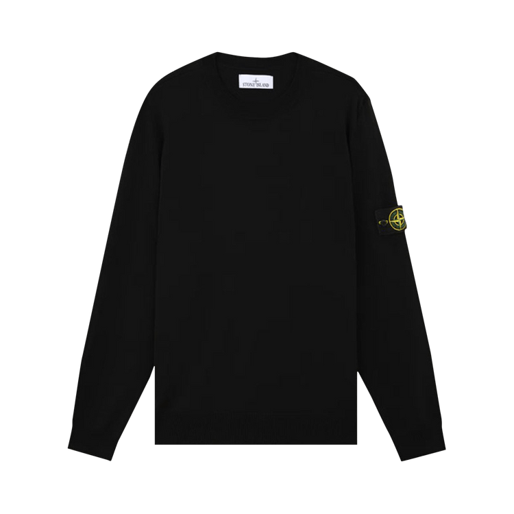 Stone Island Basic Crew Neck Sweatshirt 'Black'