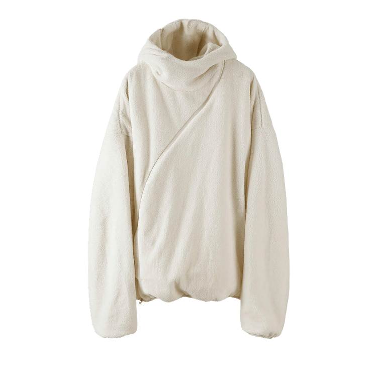 POST ARCHIVE FACTION Knitted 5.1 Hoodie Center 'White'