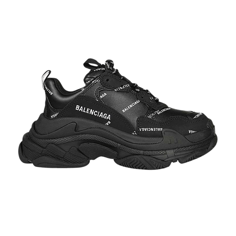 Balenciaga Wmns Triple S Sneaker 'Black Logo'