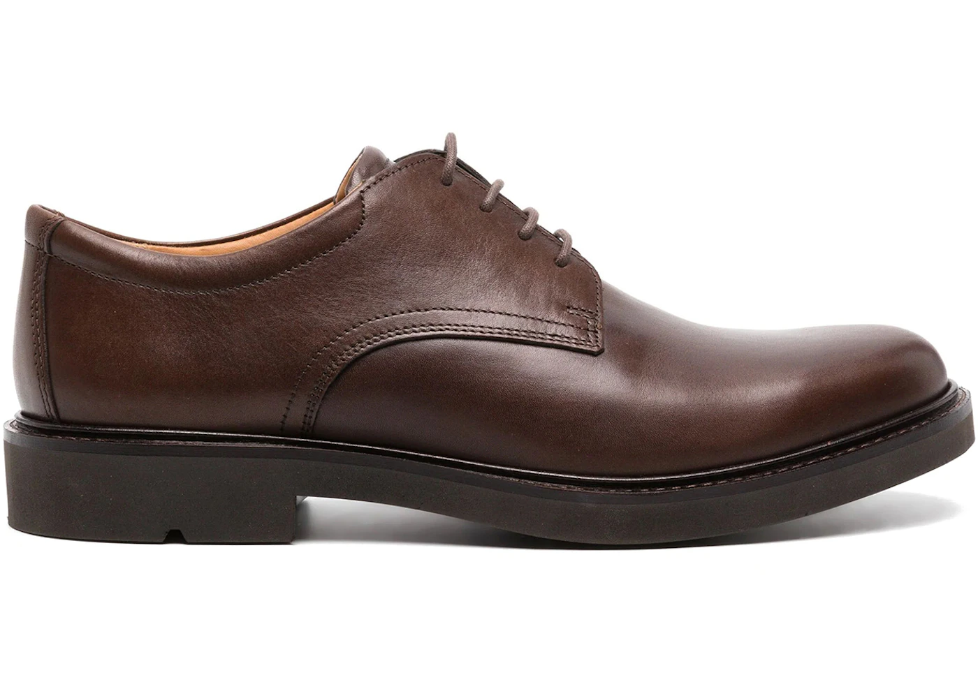 Ecco Metro London Derby Shoes Cocoa Brown