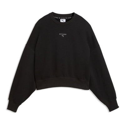 (WMNS) PUMA x Hyrox Heavyweight Crew Sweatshirt 'Puma Black'