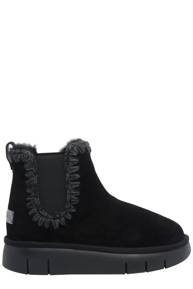 Mou Bounce Shearling Chelsea Boots