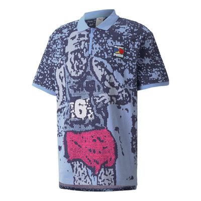PUMA X Butter Goods Polo Shirt 'Blue'