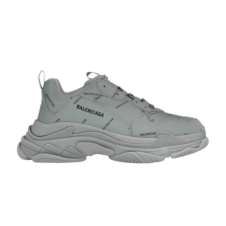 Balenciaga Triple S Sneaker 'Allover Logo - Grey' 2024