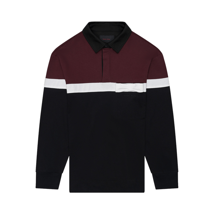 Simone Rocha Bow Stripe Rugby Shirt 'Red/Black'