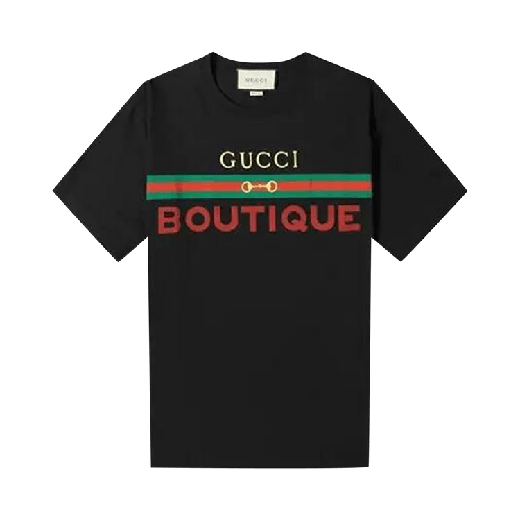Gucci Boutique Print T-Shirt 'Black'