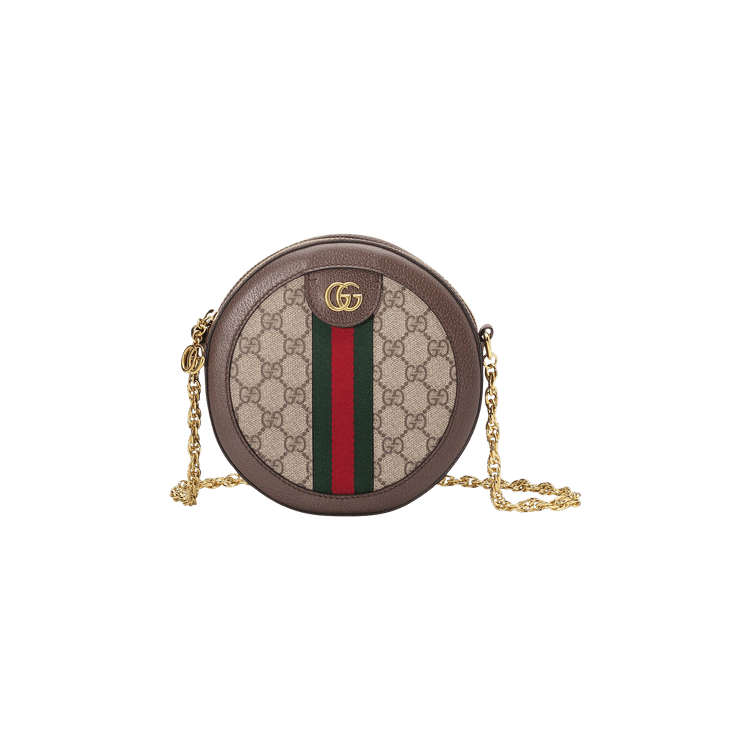 Gucci Ophidia GG Mini Round Bag 'Beige'