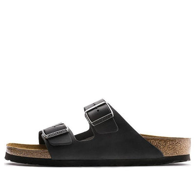 Birkenstock Arizona Oiled Leather Narrow Fit 'Black'