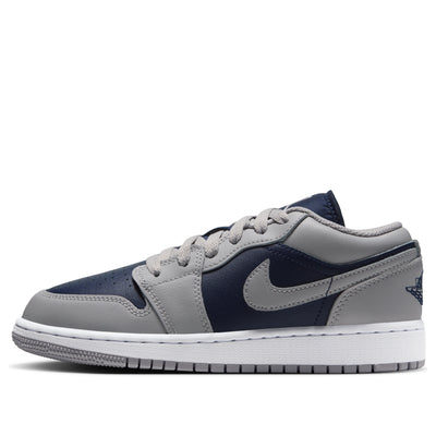 (GS) Air Jordan 1 Low 'Tech Grey College Navy'