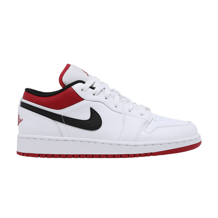 Air Jordan 1 Low GS 'White Gym Red'