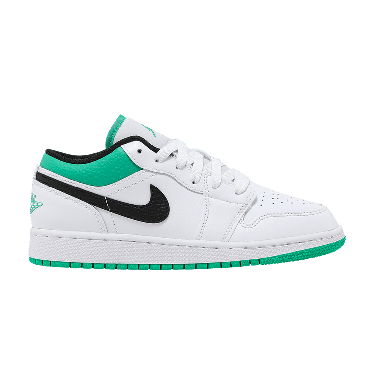 Air Jordan 1 Low GS 'White Lucky Green'