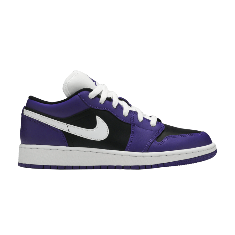 Air Jordan 1 Low GS 'Black Court Purple'