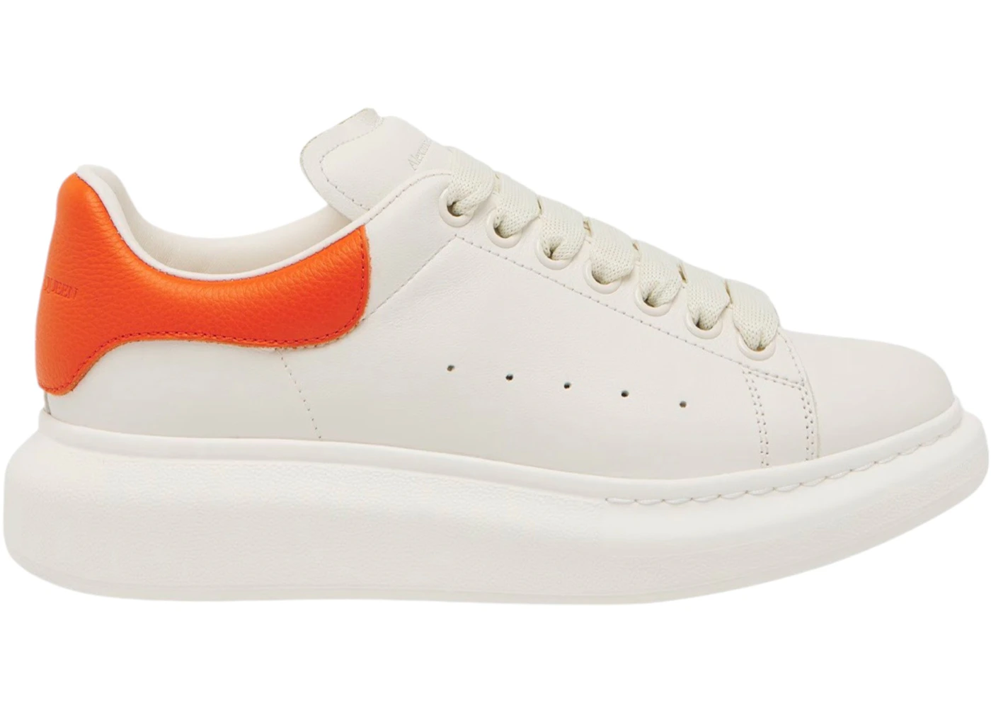 Alexander McQueen Oversized Off White Orange (Women's)