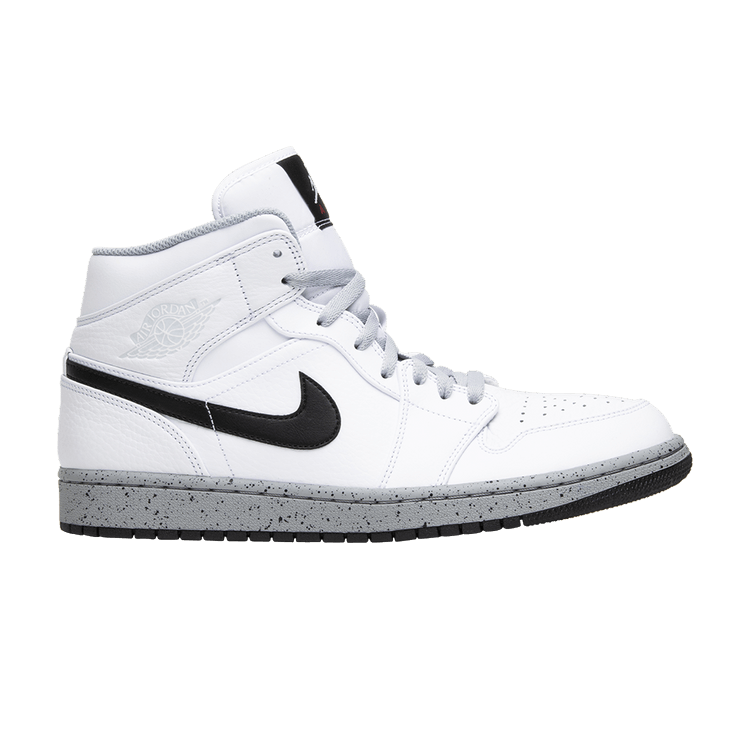 Air Jordan 1 Mid 'White Cement'