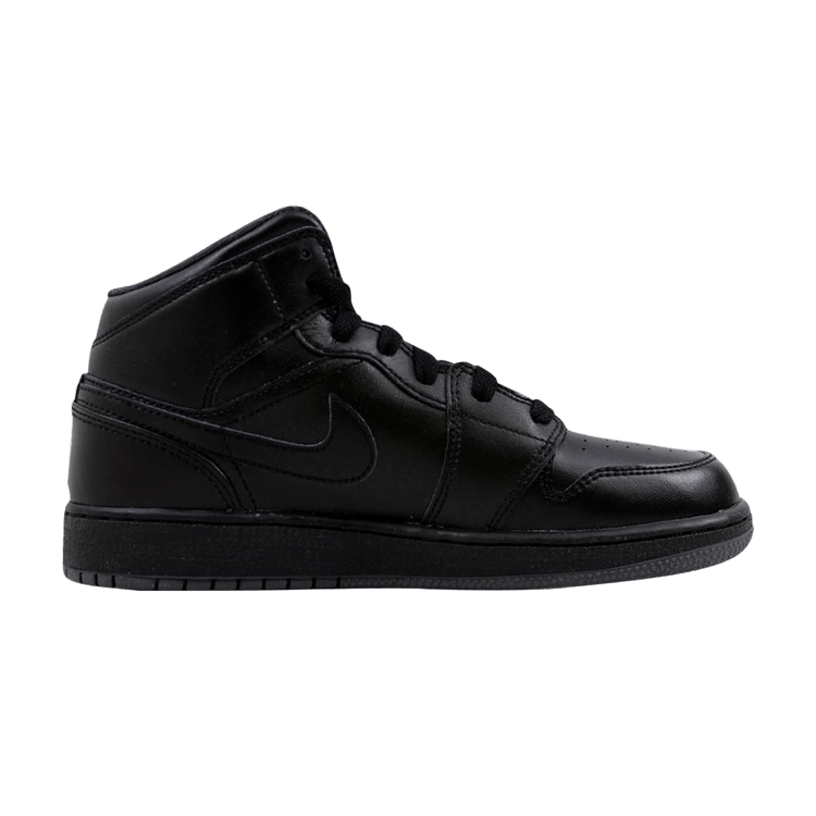Air Jordan 1 Retro Mid GS 'Black Dark Grey'