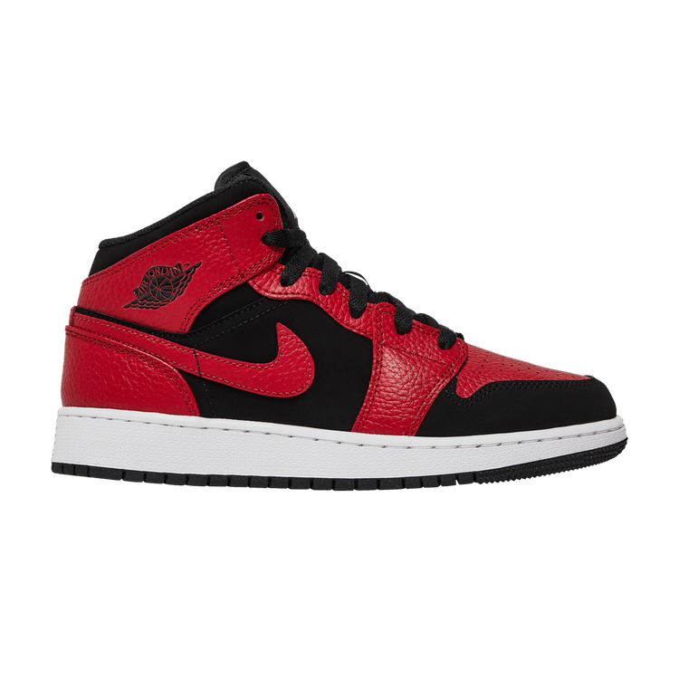 Air Jordan 1 Mid GS 'Black Gym Red'