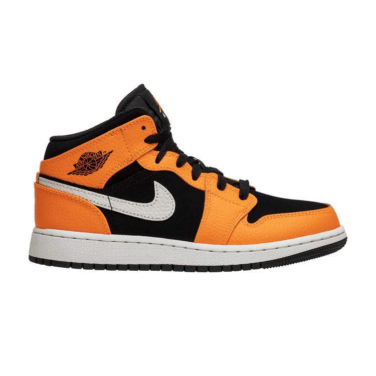 Air Jordan 1 Retro Mid GS 'Orange Black'