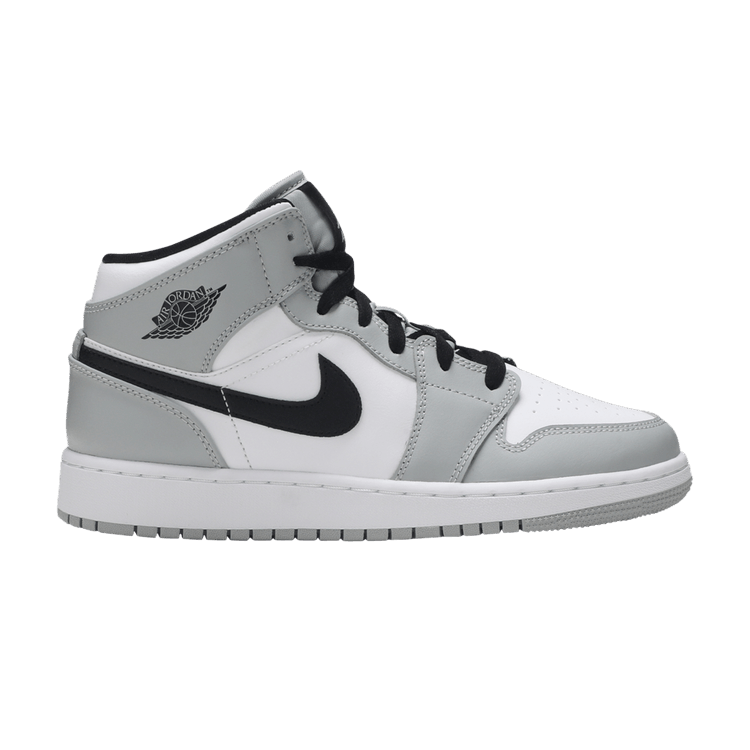 Air Jordan 1 Mid GS 'Light Smoke Grey'