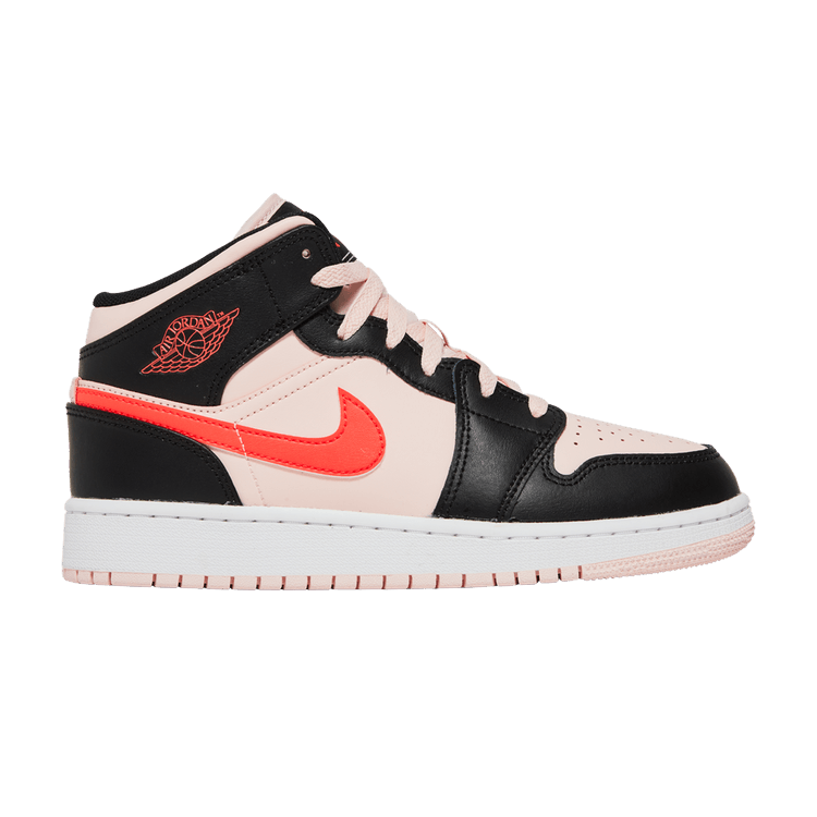 Air Jordan 1 Mid GS 'Black Pink Crimson'
