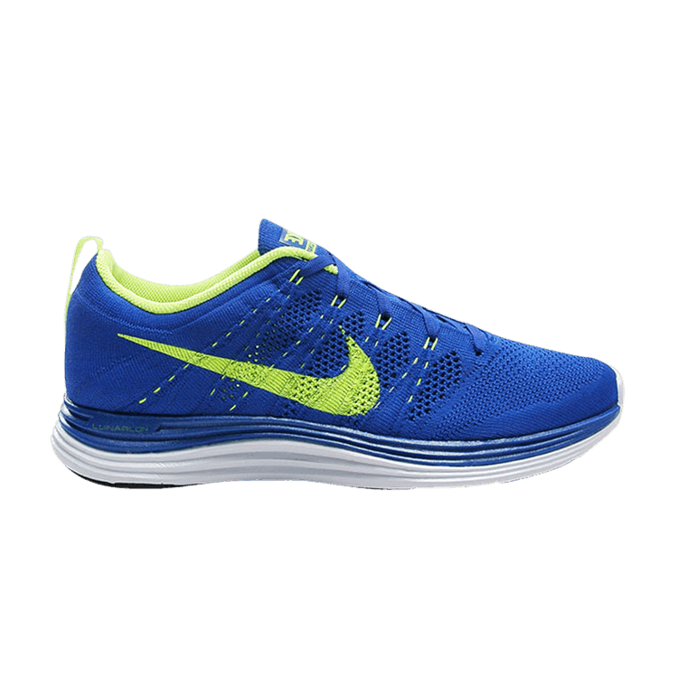 Nike Flyknit Lunar1+ 'Game Royal Volt'