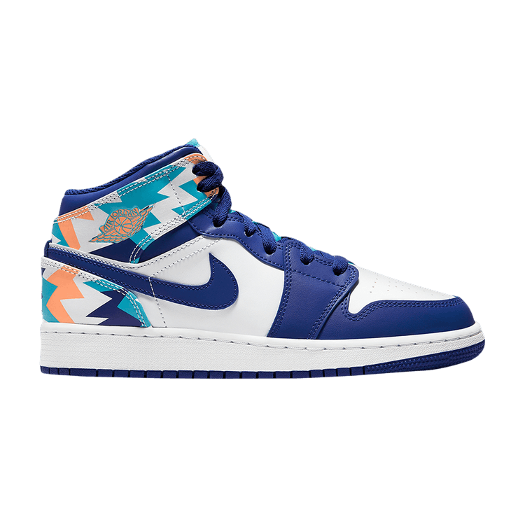 Air Jordan 1 Mid GS 'Geometric Pint'