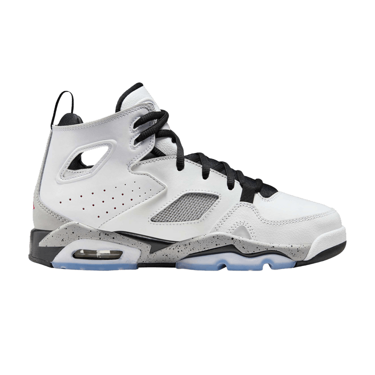 Air Jordan Flight Club 91 GS 'White Metallic Silver'