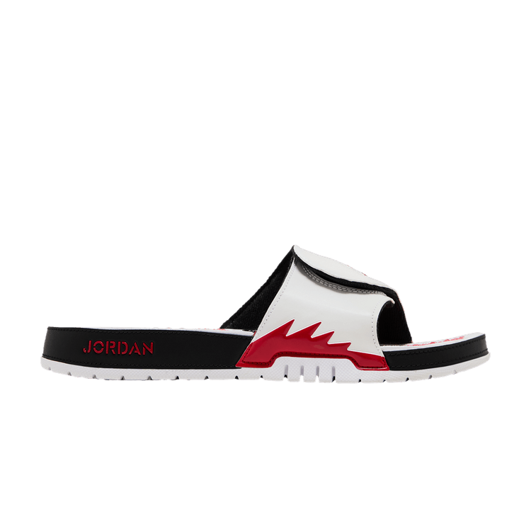 Air Jordan Hydro 5 Retro Slide 'White Fire Red'